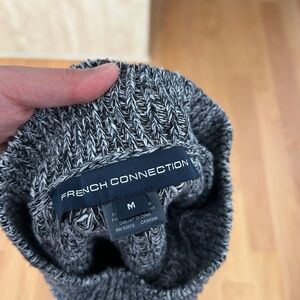 French Connection Charcoal Knit Pullover